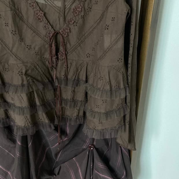 빈티지 블라우스