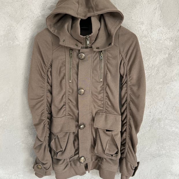 Rose fan fan 셔링자켓 펑크갸루모리걸