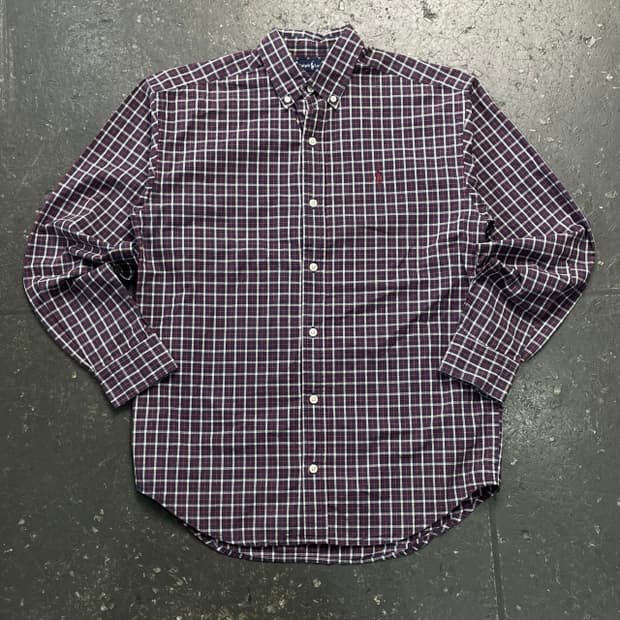 95 폴로 체크셔츠