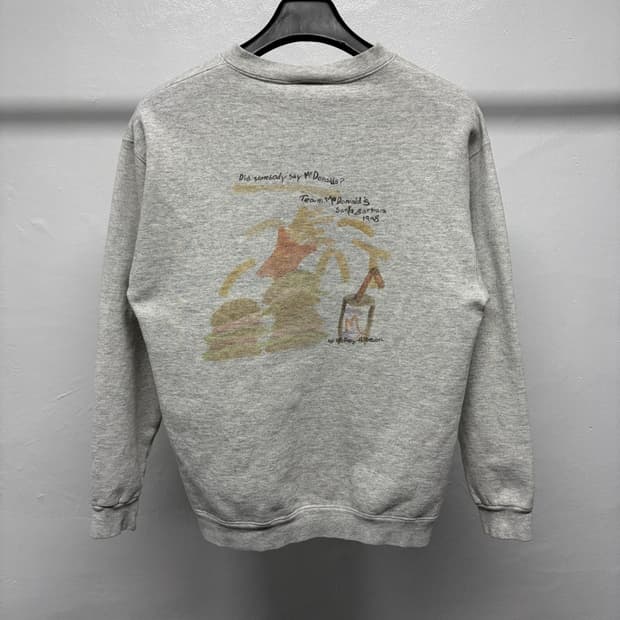빈티지 Lee 맥도날드 스웻셔츠