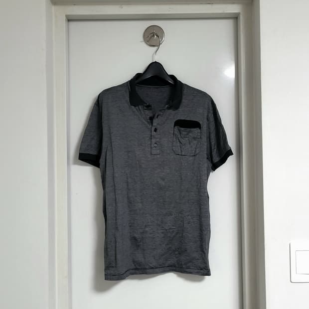 Dior homme 08ss stripe polo