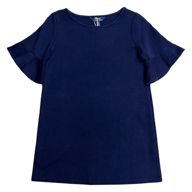 POLO 키즈 폰테 벨 슬리브 원피스 M (8-10)