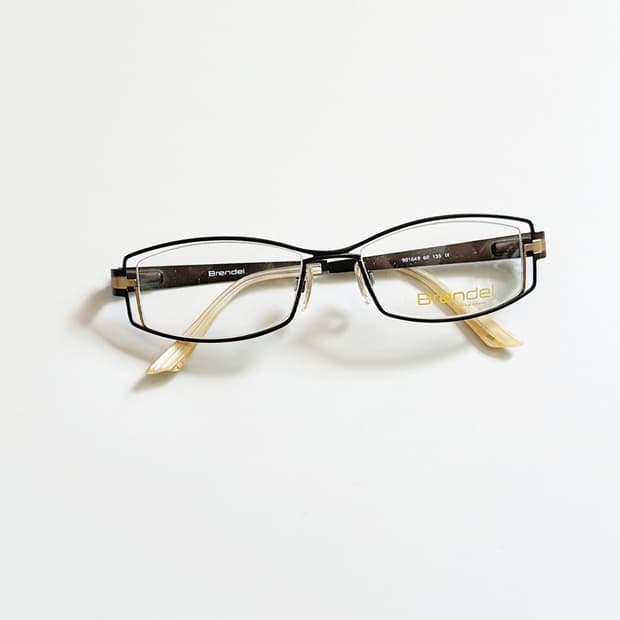 90s BRENDEL 슬림 스퀘어 긱시크 빈티지 안경