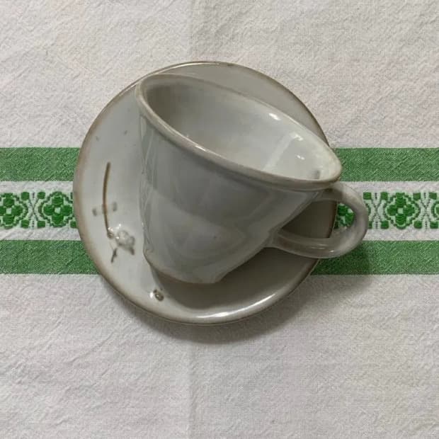 야나칸 플라워 컵앤소서 