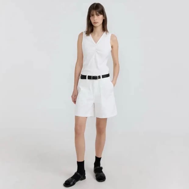 아쎄르 - 퍼티그 쇼츠 ( 아이보리 L사이즈 )