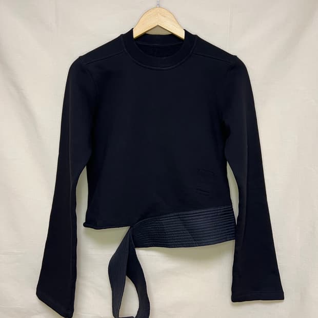 릭오웬스 다크쉐도우 우먼스 비대칭 컷아웃 맨투맨