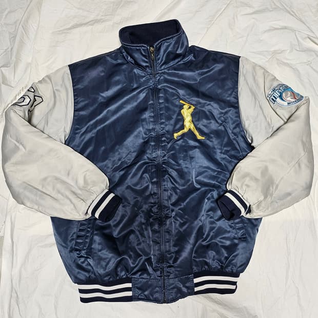 90s mirage 미라지 바시티 자켓 야구잠바 100