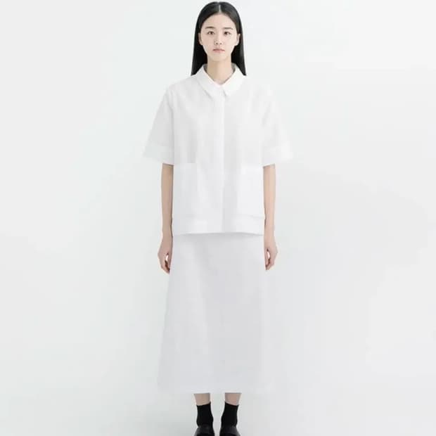 유노이아 시어서커 반팔 자켓