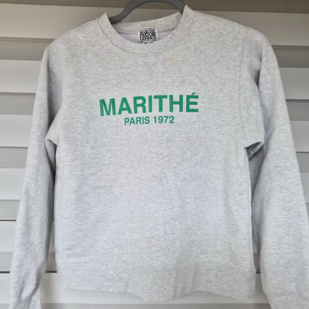 마리떼 프랑소와 저버 맨투맨 티셔츠 회색S