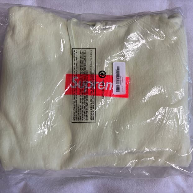 [L] 17FW 슈프림 박스로고 후드 페일라임