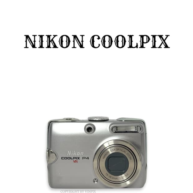 니콘 쿨픽스 P4(coolpix p4) 빈티지 디지털 카메라 디카