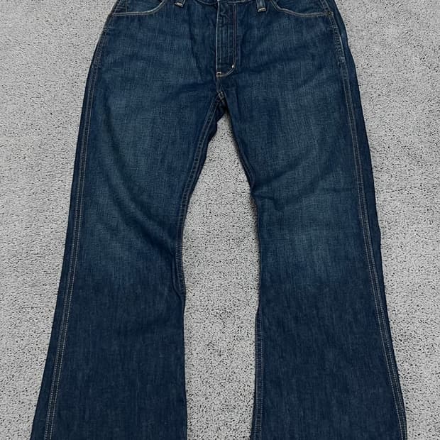 (31/30) 폴로 랄프로렌 세미 부츠컷 중청 데님 팬츠