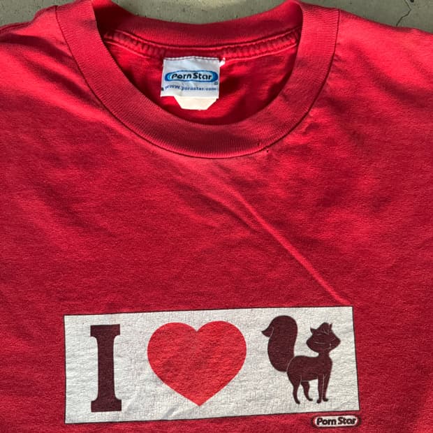 90$ 빈티지 90s Porn star 티셔츠 XL