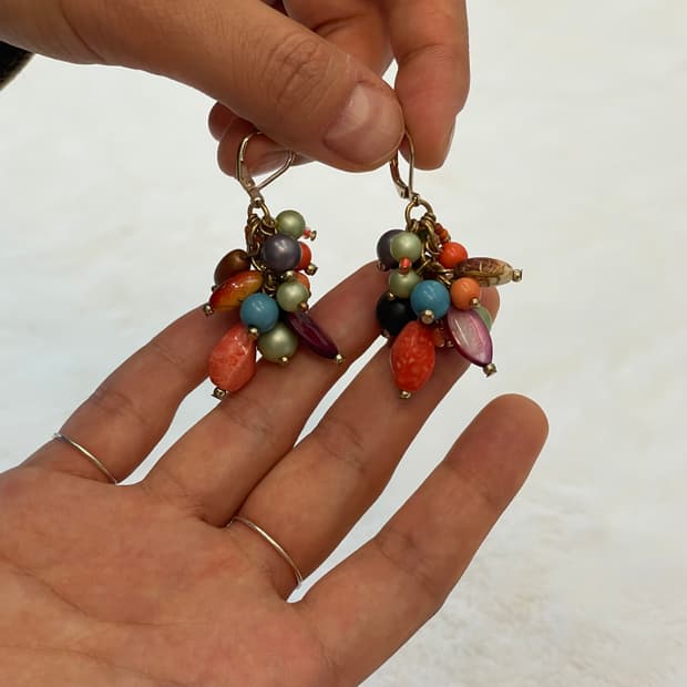 빈티지 원석 이어링