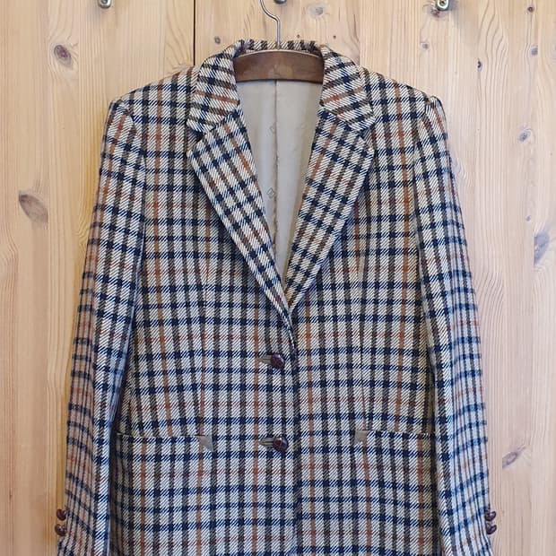 55.닥스 체크 자켓