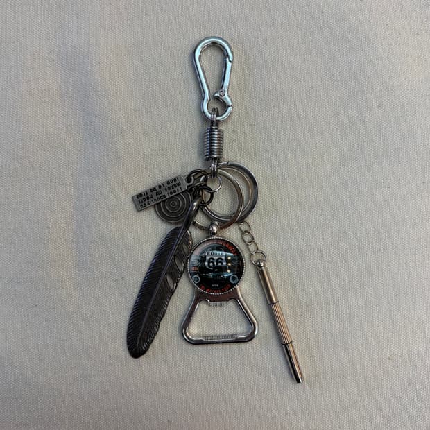 Route 66 빈티지 멀티 키링