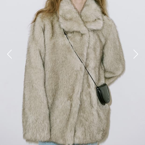 시눈 퍼자켓 애쉬브라운