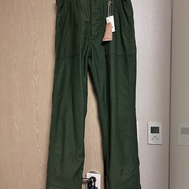 오어슬로우 퍼티그 팬츠 레귤러핏 2사이즈 새상품 팝니다.