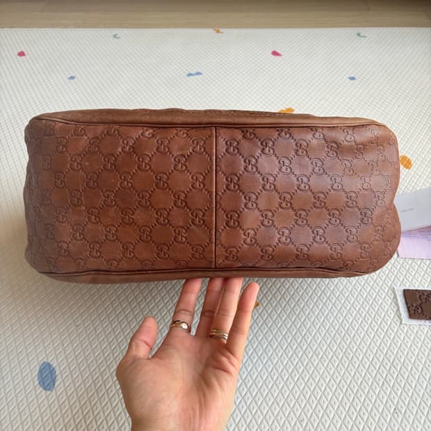 구찌 브라운 숄더백