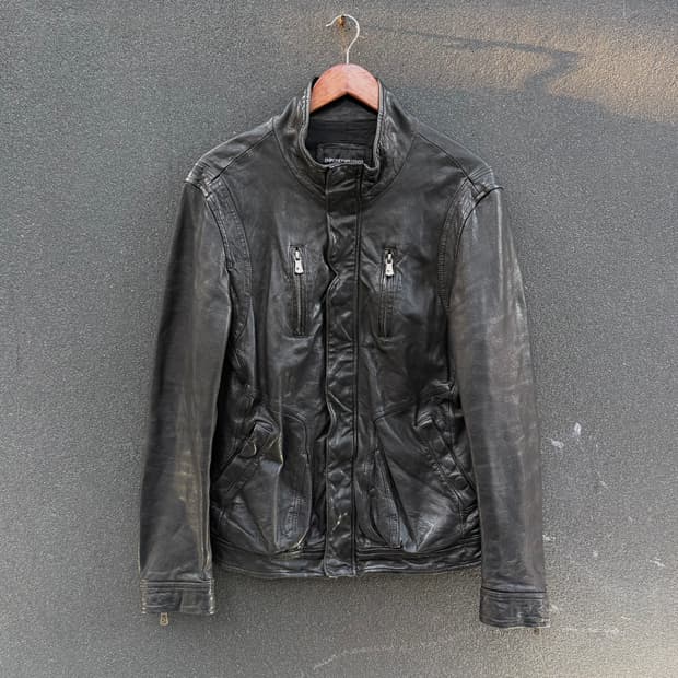 Emporio Armani Leather Jacket