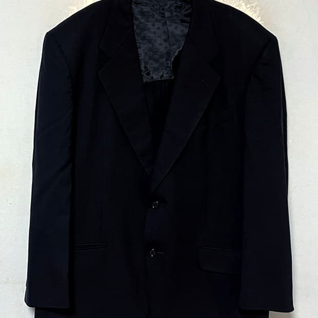 지방시 정장자켓 여름 블레이저 솔리드 투버튼 다크네이비 XL 105