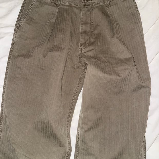 Khakis Adsum HBT Pant Olive Drab Large