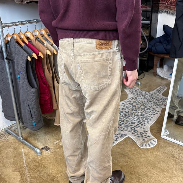 90s 93년 생산 화이트탭 코듀로이 리바이스