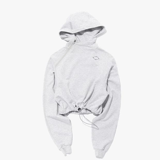 미스치프 크롭 후드티 Cropped Side Zip Hoodie