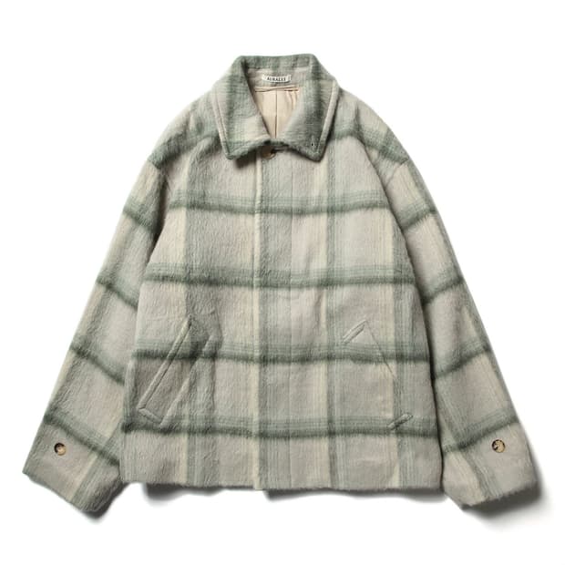 Auralee 오라리 수리 알파카 블루종 3사이즈