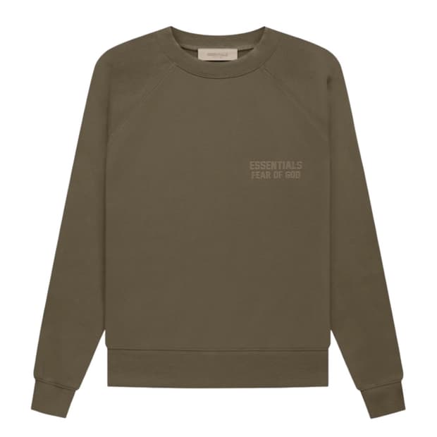 Fear of God Essentials 카키 맨투맨