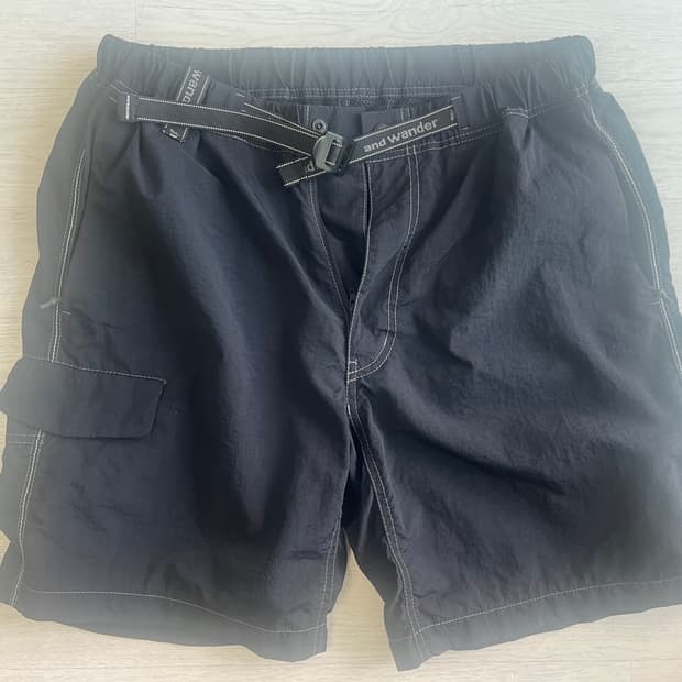 앤드원더 태피터 하이커 숏 팬츠 블랙 (L 라지)