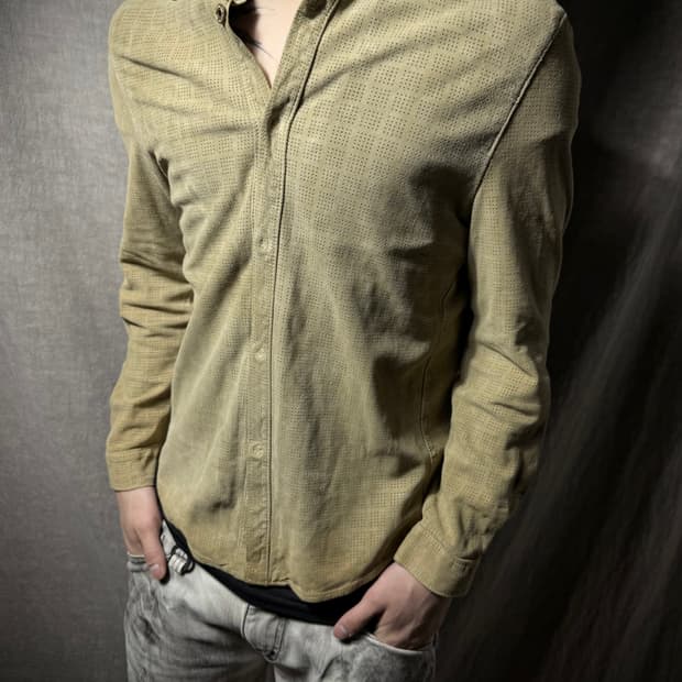 Giorgio Brato Punched Suede Shirt 