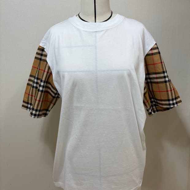 버버리 burberry 흰색 반팔 티셔츠