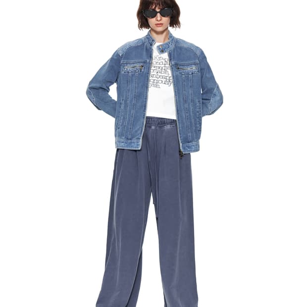 정품 마뗑킴 데님 자켓