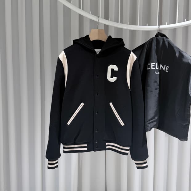 (A+/48) / 셀린느 캐시미어 울테디 바시티 후드 자켓