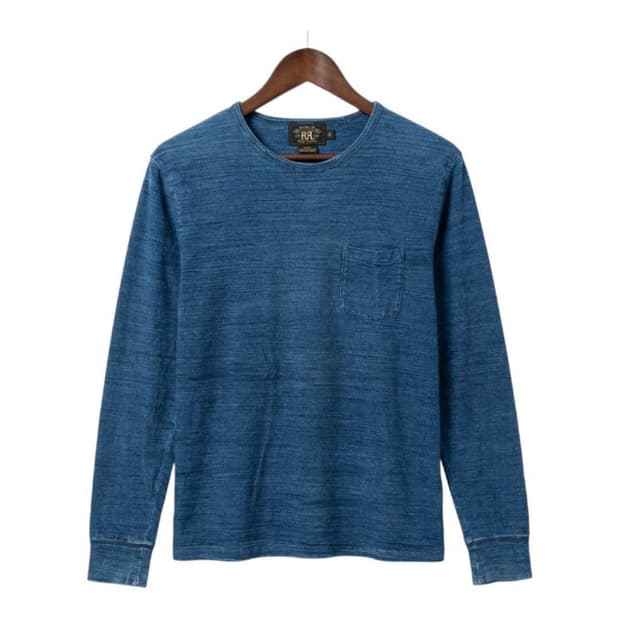 RRL 인디고 긴팔티