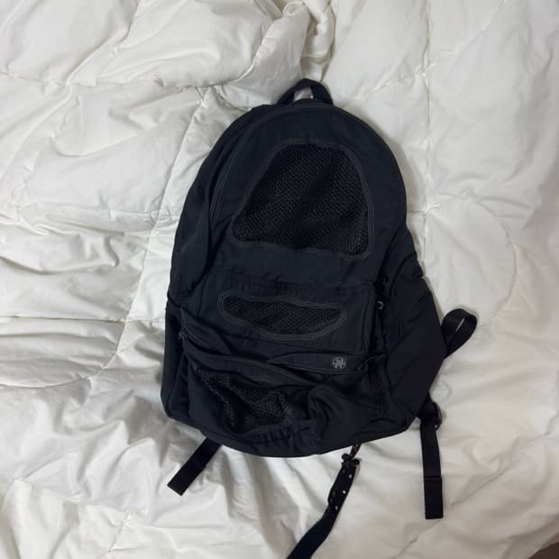 MPQ 블랙 백팩 가방