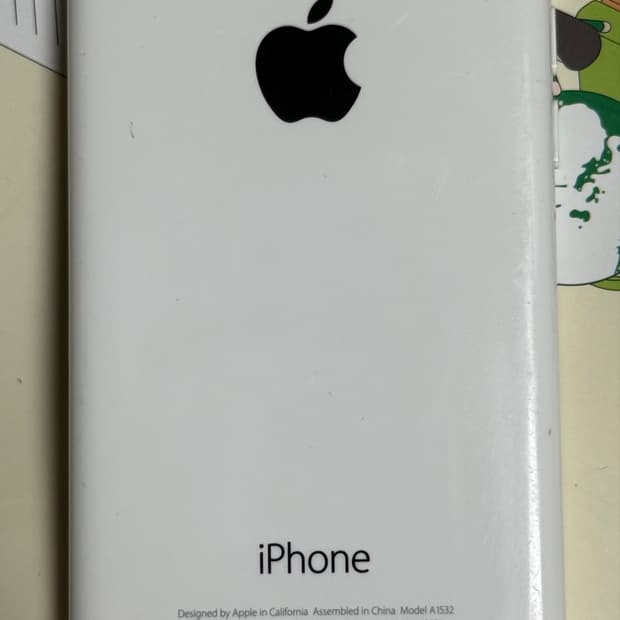 아이폰 5c 화이트 16기가