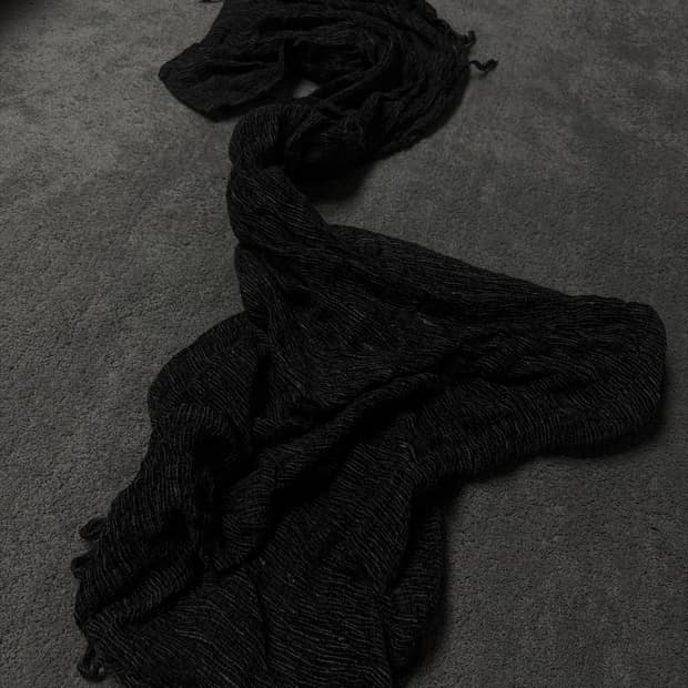 Vintage punk grunge mood scarf