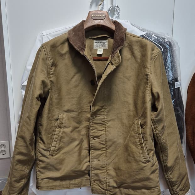 더블알엘 덱자켓 카키 M사이즈 택만뗀 새상품