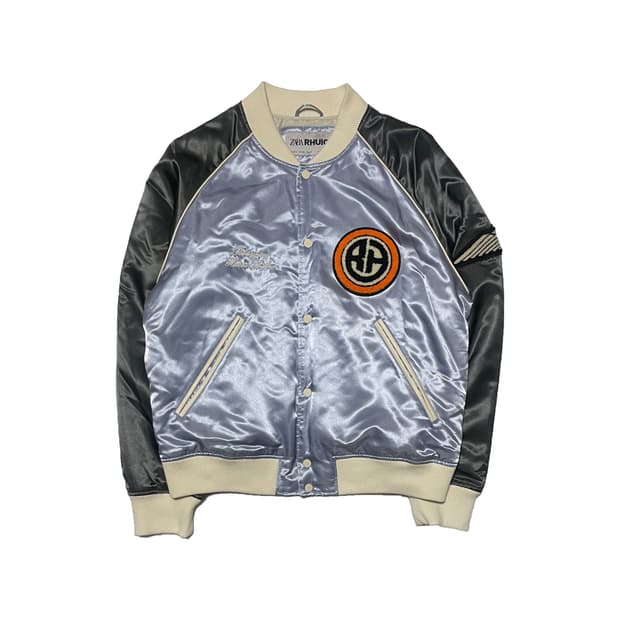 Zara X Rhuigi 자라 루이지 새틴 봄버 자켓