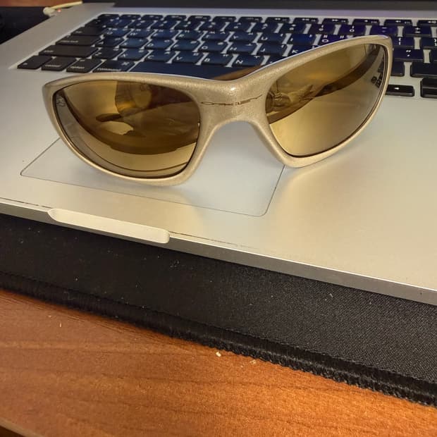 오클리 스트레이트자켓1.0 메탈릭샌드