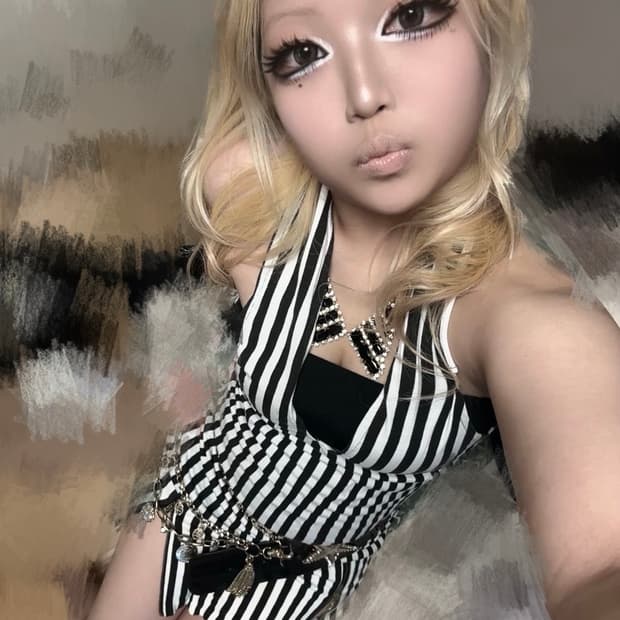 급전) 오네갸루 홀터넥 원피스 다이아깔 d.i.a 큐빅 빈티지 아케호무