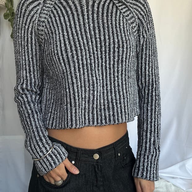 빈티지 ZARA 골지 니트