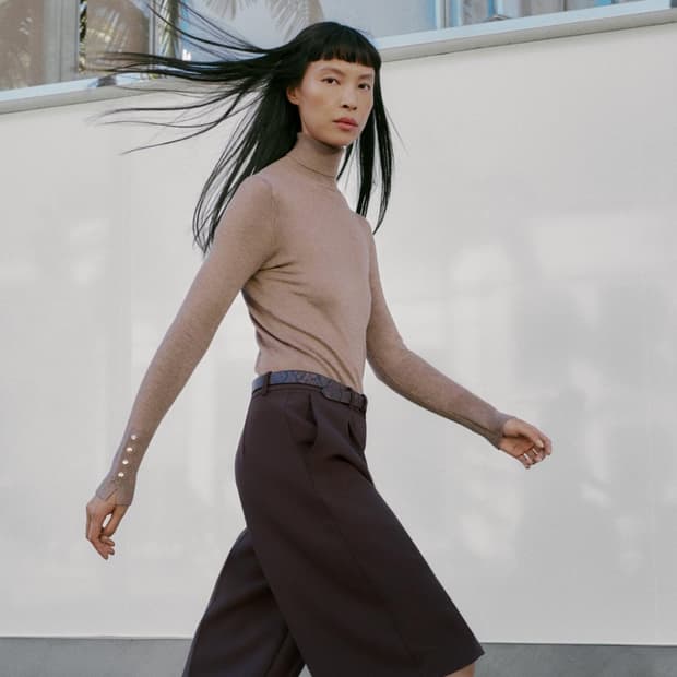 자라 벨트 버뮤다 팬츠