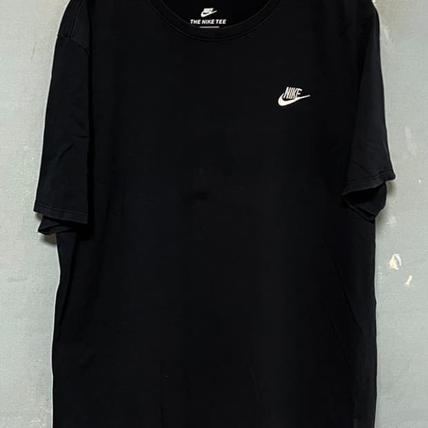 NIKE 나이키 NSW 클럽 남자 반팔티셔츠 블랙 라운드넥 XL 105