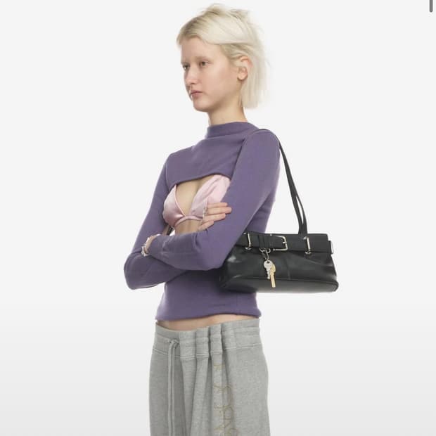 osoi SHOULDER BROCLE MINI [STONE BLACK]