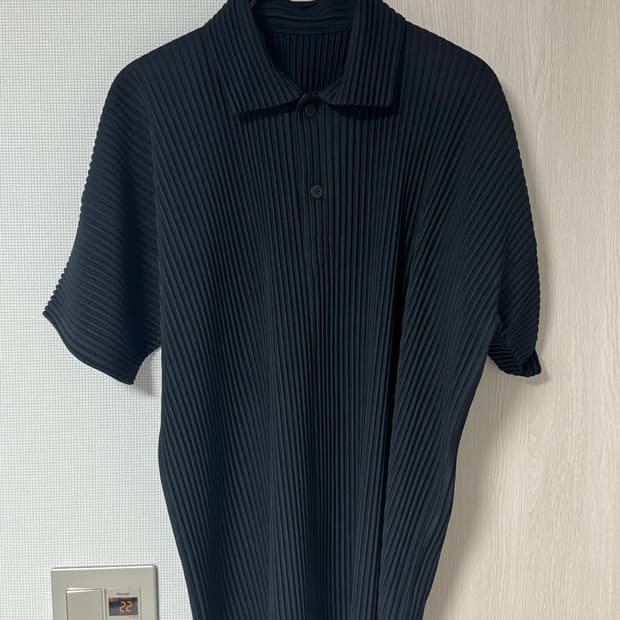 [3] 옴므플리세 반팔 오버사이즈 카라키