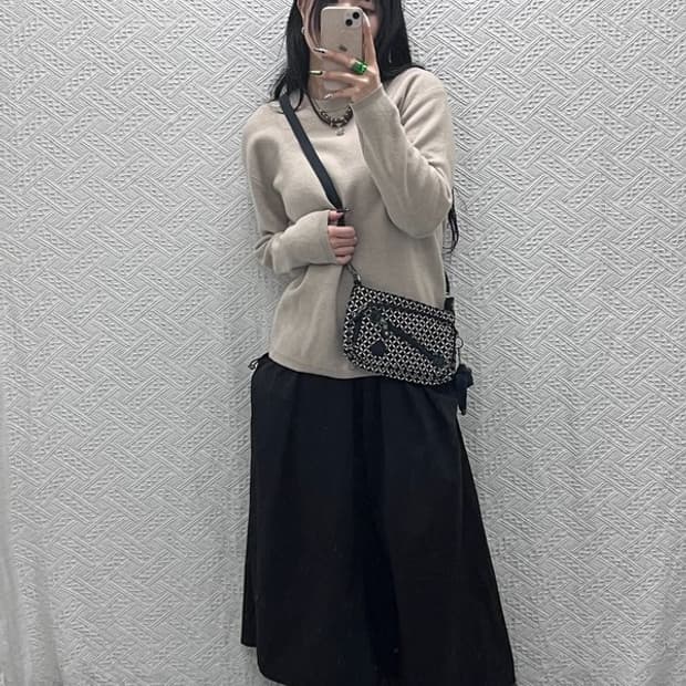 키플링 빈티지 히피 다이아 패턴 크로스백 C08634