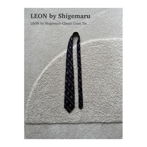 LEON by Shigemaru 클래식 크레스트 타이